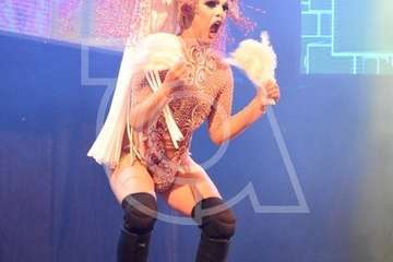 Drag Sethlas vuelve a dar caña en Jinámar (Foto Antonio Alí)